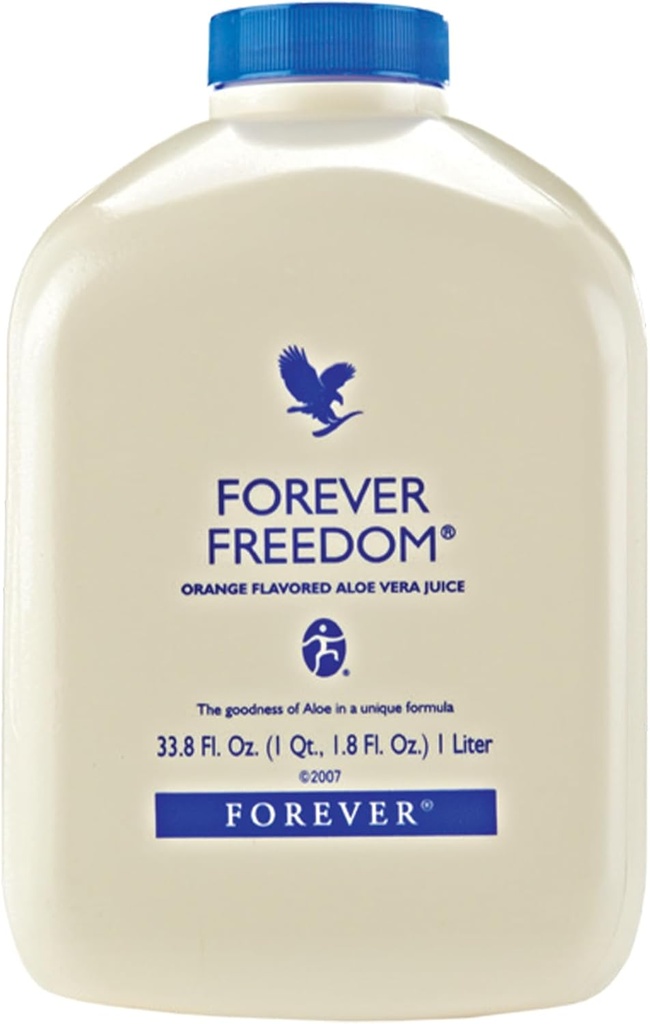 Forever Living - Forever Freedom - Aloe Vera Joint Support with Glucosamine and Chondroitin - Orange Flavor - 33.8 fl oz (Pack of 1)