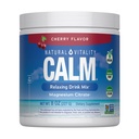 Natural Vitality Calm, Magnesium Supplement, Anti-Stress Drink Mix Powder, Gluten Free, Vegan, & Non-GMO, Cherry, 8 oz