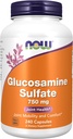 AHORA Suplementos de alimentos, Sulfato de Glucosamina 750 mg, con certificación de suplemento dietético UL, 240 cápsulas de verduras