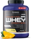 Ultimate Nutrition Prostar Whey Protein Powder Isolate, Mango - Low Carb, High Protein Powder Shake for Muscle Gain & Recovery - Low Sodium, Low-Fat & Keto Friendly - 5.28 lbs Tub
