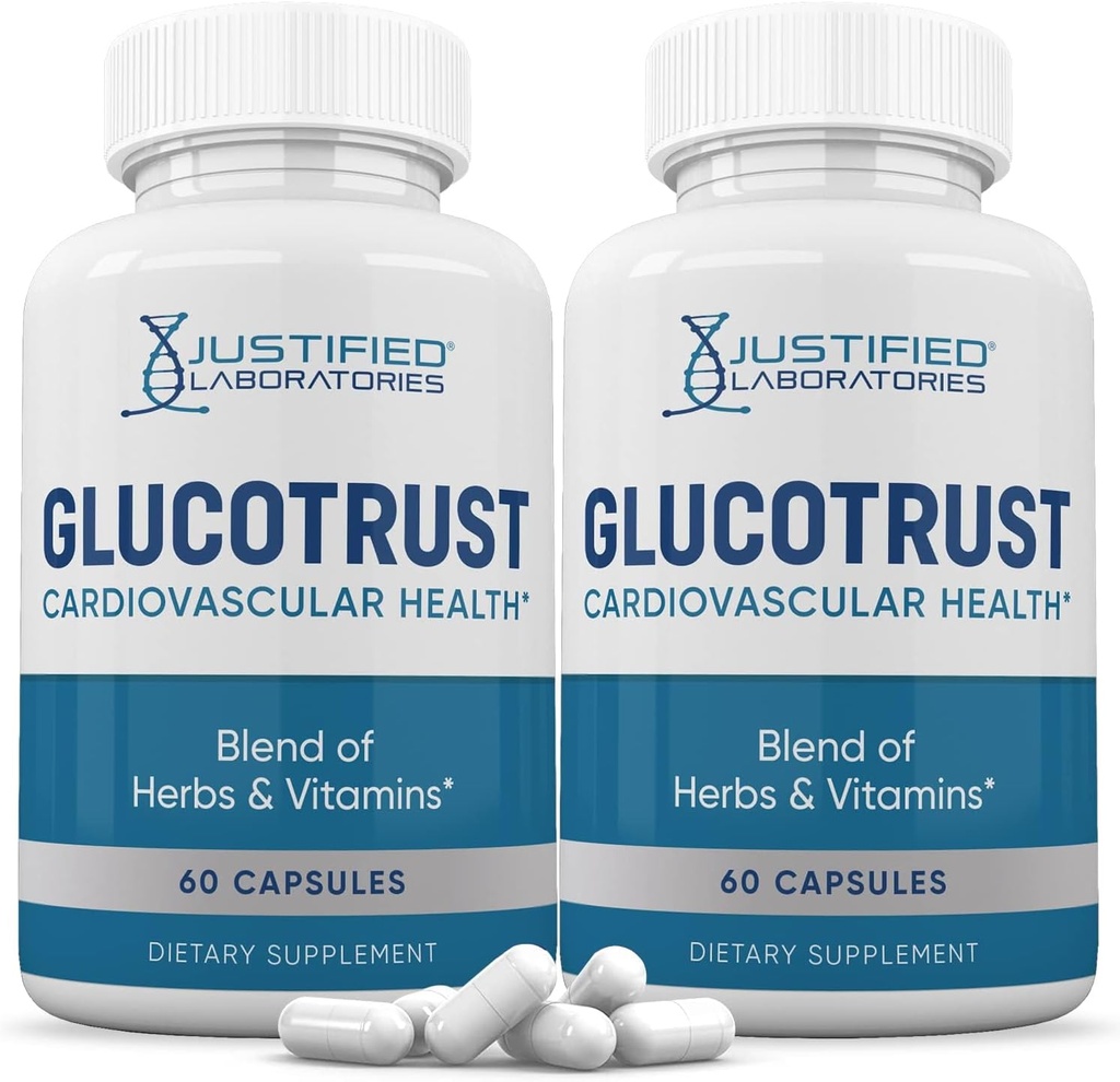 Laboratorios justificados (2 Pack Glucotrust Advanced Formula Supplement Pills 120 Capsules