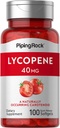 Piping Rock Lycopene Suplemento Silencio 40mg Silencio 100 Softgels Silencio Carotenoides Silencio No GMO, Gluten Gratis