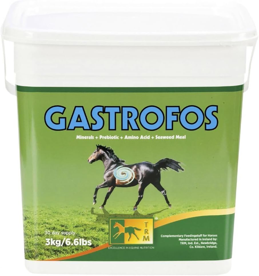 TRM Gastrofos Horse Feed Digestive Supplement for Ulcer Acid Reflux Prevention and Healthy Digestion Н Neutralizes Stomach Acid - 6.6 lb (3kg) - 6.6 lb
