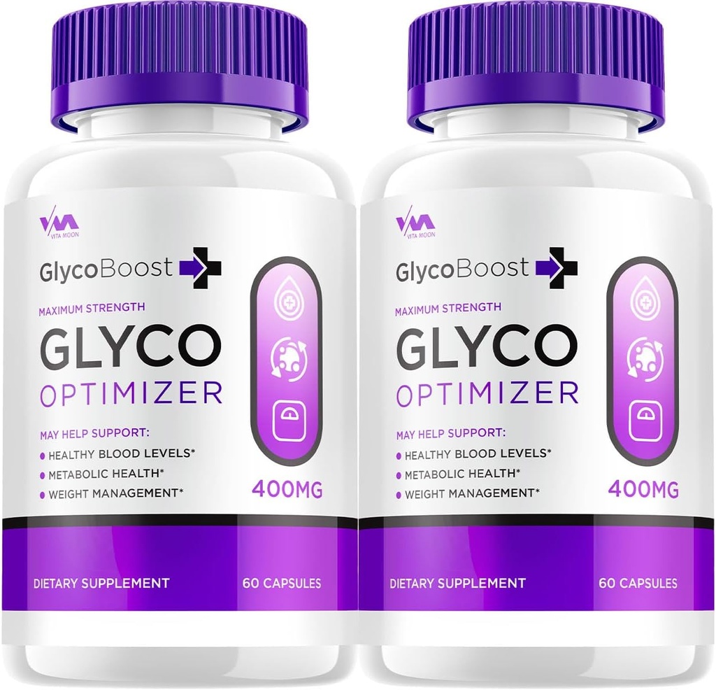 (2 Pack) Glyco Optimizer Healthy Vitamin Support Supplement, Glyco Boost Capsule - Advanced Formula GlycoBoost, GlycoOptimizer Maximum Strength Reviews, 120 cápsulas