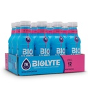 BIOLYTE Electrolyte Drink - Doctor-Formulated Hydration Drink, Electrolytes Water, Chemotherapy Must Haves for Women &amp; Men, Rehydration IV Liquid in a Bottle - Fruit Punch, 16 Fl Oz (12 Pack)