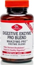 Laboratorios Olímpicos Digestivos Makzyme-Pro Enzymes, 60 cápsulas, rompe proteínas, carbohidratos, grasas, aceite &amp; leche, 60 piezas