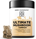 Mushroom Superstars - Mushroom Supplement Gummies Silencio Lion's Mane Silencio Turquía Tail Silencio Reishi  Cordyceps ← Maitake ← Meshima ← Poria ← Shitake ← Oyster Silencio Porcini Silencio Vegan Silencio No GMO Silencio Libre