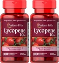 Puritan's Pride Lycopene, Supplement for Prostate and Heart Health Support* 10 Mg Softgels, 100 Count (Pack of 2)