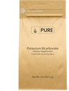 Ingredientes originales puros Bicarbonato de potasio (2 lb) Natural, Seguro de alimentos, Electrolito, Hoja