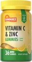 Sundance Vitamina C y Zinc Gummies Silencio 36 Conde Silencio Lemon Flavor Silencio Vegan, No GMO y Gluten Suplemento Gratis