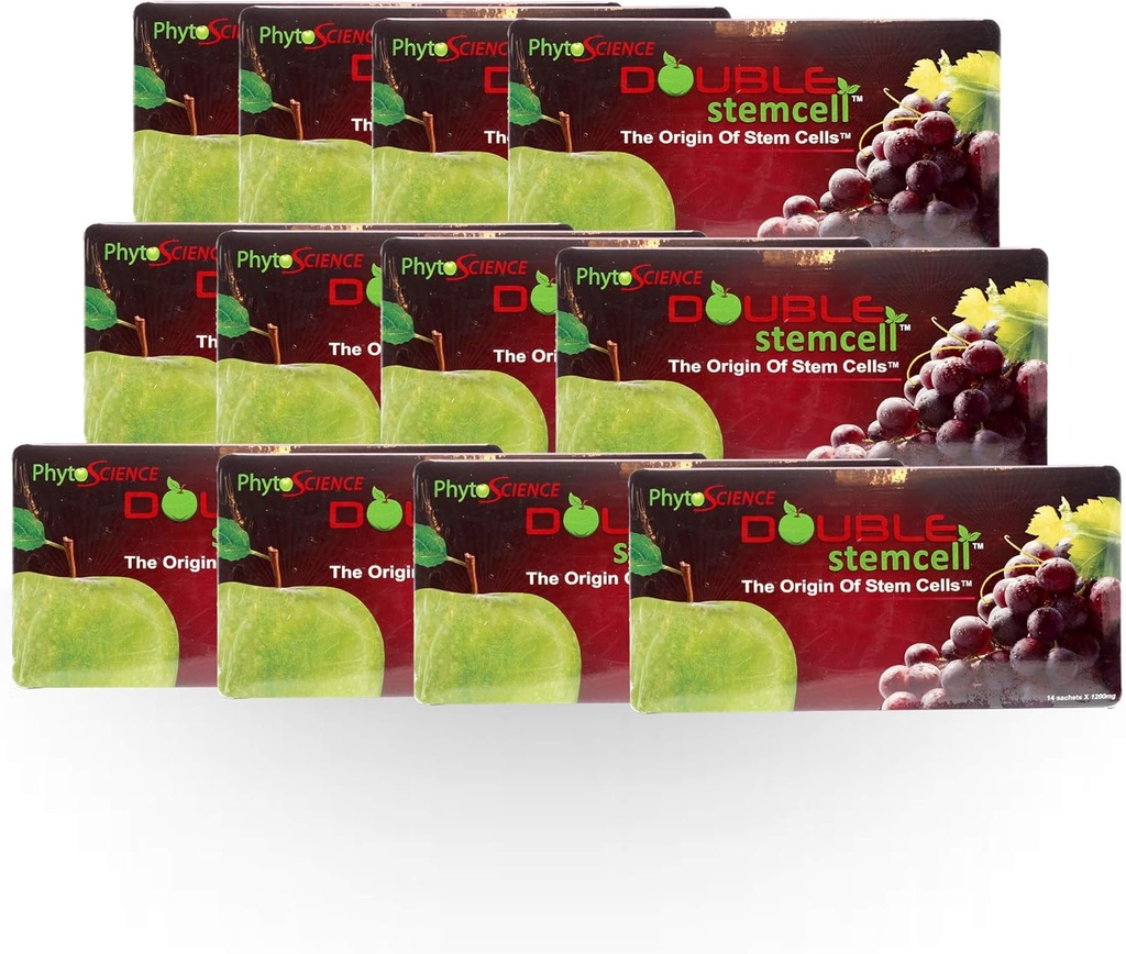 (Fórmula de calidad suizo) 12x Fitociencia PhytoCellTec Apple Grape Doble células madre StemCell anti envejecimiento