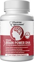 DHA Vegano para cerebro y prenatal 100% Ácidos grasos esenciales Omega 3 con NO carrageniano, NO aceite vegetal más 2500mcg Astaxanthin