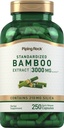 Piping Rock Bamboo Extracto Cápsulas TENIDO 3000mg ANTE 250 Conde TENIDO Suplemento herbal Silencio 210mg ANTE NO GMO, Gluten Free