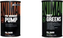 Bomba de animales Preworkout Verdes, Probióticos y Suplemento de Digestión 30 Conde Bundle