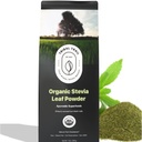 Orgánica Stevia Powder Silencio 7.05 oz Silencio USDA Orgánica &amp; No OGM TENIDO Ethically Sourced from North India ← Reciclable Kraft Bags TEN Natural Stevia ANTE Plant Based Sugar Free Substitute