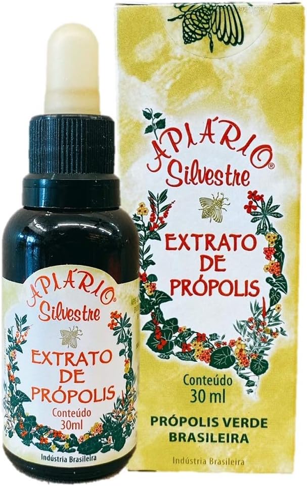 Apiario Silvestre Brasileño Green Bee Propolis Extracto tradicional (30 ml)