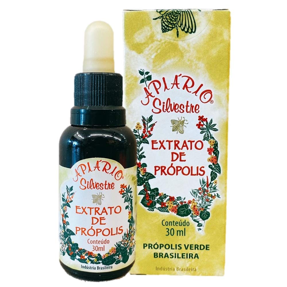 Apiario Silvestre Brazilian Green Bee Propolis Traditional Extract (30 ml)