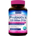 Probióticos femeninos innatos, 120 millones de francos CFU, 32 Strains probados, Probióticos para mujeres, Control de levaduras, Soporte de pH vaginal, Prebióticos, Enzimas digestivas, arándano, una vez diaria 30 cápsulas de verduras