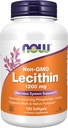 AHORA Suplementos, Lecithin 1200 mg con fosfatidil de origen natural Choline, 100 Softgels