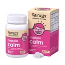 Suplemento de magnesio de Renzo con L-teanina, vitaminas disoluvables para la relajación y el apoyo a los moods, suplemento de calma sin azúcar, 60 pestañas de color verde de Apple