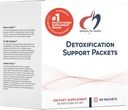 Diseños para la desintoxicación de la salud Paquetes de soporte - 3-Parte Easy Full Body Detox, kit de soporte para limpieza de hígado - Detoxificar con Nutrientes, Calcio D-Glucarate, Milk Thistle + Más (60 Packets)