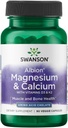 Swanson Albion Chelated Magnesium &amp; Calcium 2:1 90 Veg Capsules