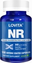 Lovita NR (Nicotinamide Riboside) 840 mg, Suplemento NAD con Trans-Resveratrol y Betaine, Promover NAD Plus Niveles, Envejecimiento saludable, 100 cápsulas Vegan Enteric-Coated