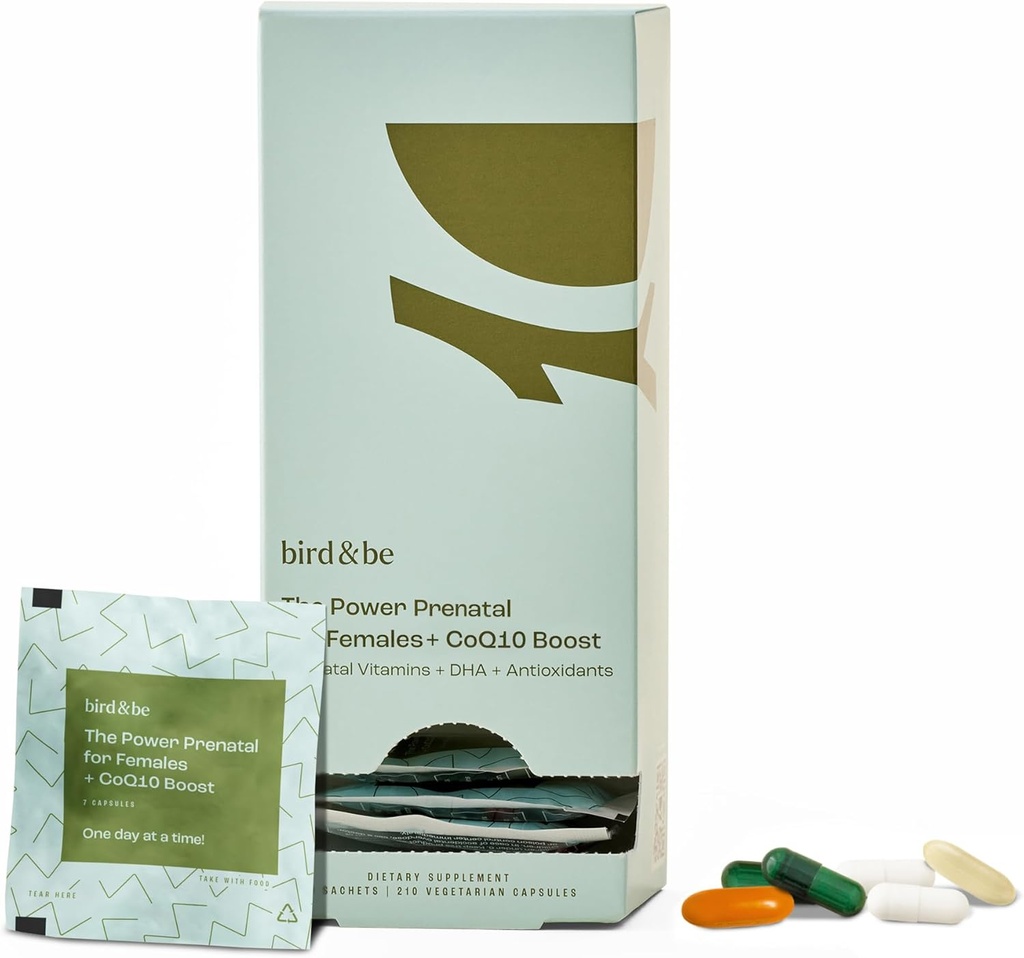 pajarillo el poder prenatal para las hembras con coq10 Boost