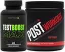 Nación de escultura por V Test de dragado Boost Max y Post Workout Fruit Punch Powder Bundle