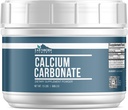 Elementos tercos Calcio Carbonato Powder (1.5 lb), Antácidos Naturales, Mess Conveniente Free Resealable Tub