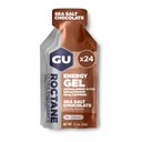 GU Energy Roctane Ultra Endurance Energy Gel, Vegan, Gluten-Free, Kosher y Dairy-Free On-The-Go Sports Nutrition for Running, Biking, Hiking or Skiing, Sea Salt Chocolate, 24-Count