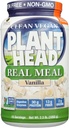 Cabeza de planta real de la carne de proteína orgánica, vainilla - vegano, carbohidratos bajos netos, no lácteos, sin gluten, sin lactosa, sin azúcar añadido, 2.3 libras