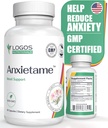 Anxietame - 60 Conde, L-Theanine Suplemento de Apoyo a la Depresión y el Estrés, Apoyo al Modo Natural y Suplemento de Ayuda al Sueño