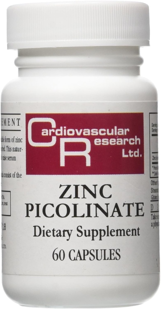 Cardiovascular Research Zinc Picolinate Capsules, 60 Conde