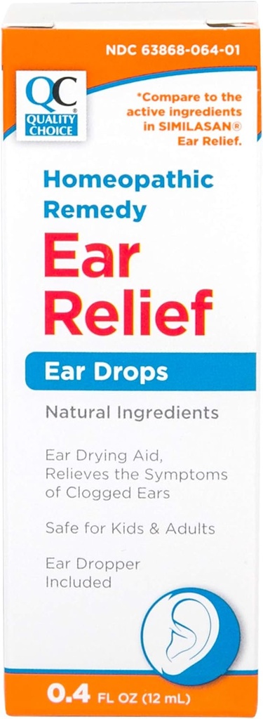 Quality Choice Homeopathic Ear Relief Drops 0.4 FL oz (1)