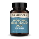 Dr. Mercola Liposomal Hyaluronic Acid, 30 Servings (30 Capsules), 100 mg Per Capsule, Dietary Supplement, Promotes Skin Appearance, Non-GMO