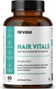 Pelo Vitals DHT Blocker with Biotin Tablets with Beta-Sitosterol & Stinging Nettle Root Extract  durable Hair Vitamins for Men &amp; Women - 60 Tablets