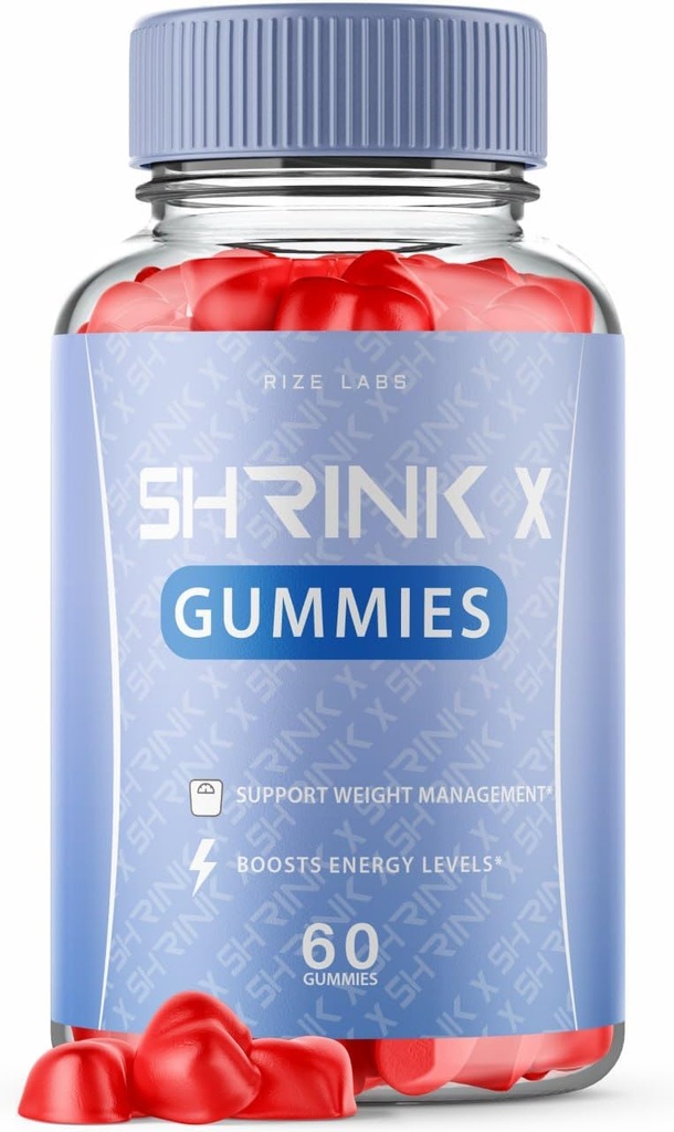 Sábano X - Sábano X Gummies Pérdida de Peso, Sábano X Keto ACV Suplemento, Keto + ACV Gummy, Sábano X Máximo Strength Belly Fat Gomitas, ShrinkX Gummy Bears Comentarios (60 Gummies)