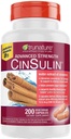 trunature Advanced Strength CinSulin 500mg., 200 cápsulas vegetarianas (2 Pack)