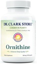 Dr. Clark Ornithine Suplemento dietético - Gluten Free, Natural Sleep Aid, promueve el metabolismo proteína, limpieza y desintoxicación, 500mg, 100 Gelatin Capsules