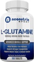 L-Glutamine 1000mg Amino Acid Capsules Post Workout Recovery Suplemento para Immune, Digestive & Gut Support Nitrogen Transporter for Muscle Recover " Endurance for Men and Women by Neonutrix Sport