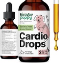 Forever Puppy Cardio Drops for Dogs - Hawthorn Berry & Motherwort Herb - Liquid Antioxidant Suplemento con Gotu Kola Leaves & Lavender Extract - 2 fl oz