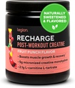 LEGION Recharge Post Workout Suplemento - All Natural Muscle Builder " Recovery Drink with Micronized Creatine Monohydrate. Naturalmente endulzado &amp; Saborado, seguro &amp; saludable (Fruit Punch, 30 Serve)