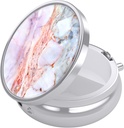 Nipichsha Pill Box, Small Pill Case for Purse & Pocket, Cute Travel Medicine Organizer, Portable Medicine Container Holder to Hold Vitamins, Medication, Fish Oil &amp; Supplements, Marble Pink