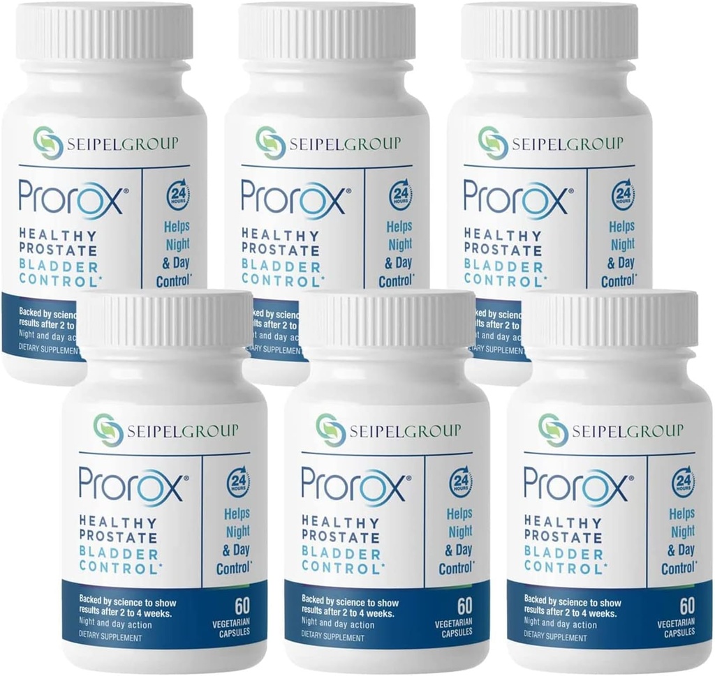 Control de vejiga de próstata saludable, suplementos de próstata para hombres, soporta salud de próstata y vejiga saludable, contiene Palmetto de rocío, reduce la urgencia, 60 cápsulas vegetarianas (360)