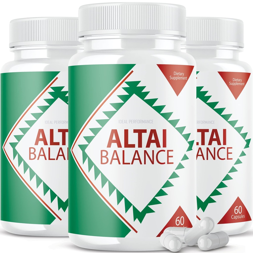 IDEAL PERFORMANCE (Oficial) Altai Balance Support Formula Pills Suplemento (3 Pack)