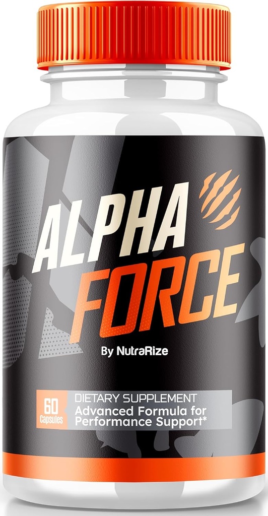 NutraRize Alpha Force Capsules, All Natural Pills to Support Energy and Performance, Nutritional Formula for Overall Health, Official Review (60 Capsules)
