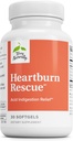 Terry Naturalmente Heartburn Rescue - Suplemento dietético de Ayuda Acid Indigestion Relief - Asistencia sanitaria digestiva con D-Limonene &amp; Sea Buckthorn - Ayudas Occasional Heartburn Relief - 30 Softgels