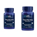 Ampliación de vida Multivitamínico de dos por día 120 cápsulas &amp; 120 tabletas - Vitaminas B, C, D, Zinc &amp; Más de 25 vitaminas, minerales & extractos