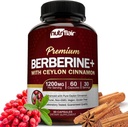 NutriFlair Premium Berberine HCL 1200mg, 60 cápsulas - Plus puro Ceilán Verdadero, Suplementos píldoras, Immune System Support